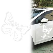 Xubond Wall Stickers Car Stickers Butterfly Accessories Styling Decals Decoration Home decor White Stickers